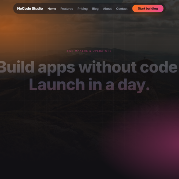 LaunchStack - Dark SaaS & Software Startup WordPress Theme